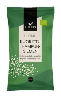 Foodin hampunsiemen kuorittu 200g